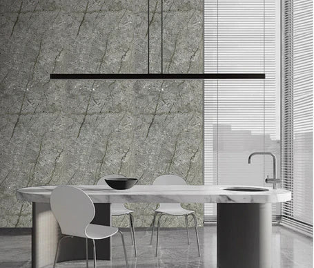 Grey Marble PVC Wall Panels – Waterproof Panels for Bathroom & Kitchen