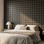Panelux™ Lite Grid Acoustic Wall Panels - 120x30cm (Set of 4) | Self Adhesive, 5 Colours