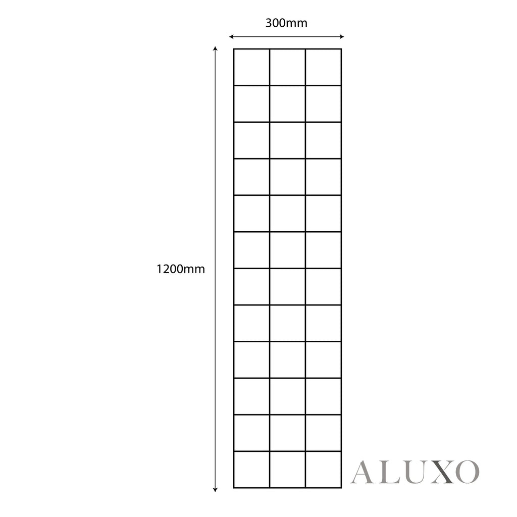 Panelux™ Lite Grid Acoustic Wall Panels - 120x30cm (Set of 4) | Self Adhesive, 5 Colours