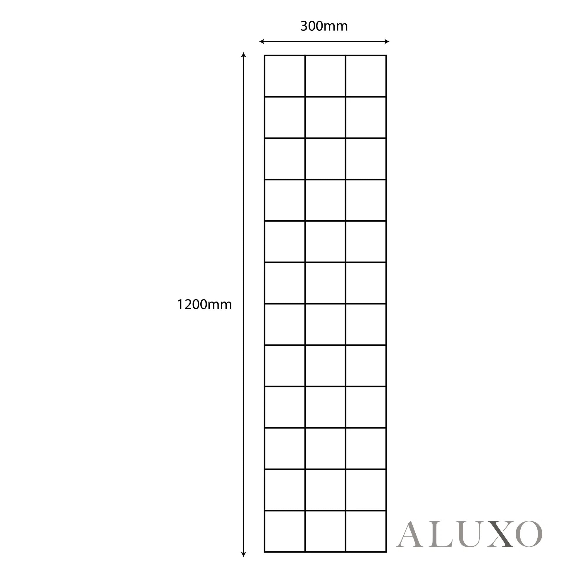 Panelux™ Lite Grid Acoustic Wall Panels - 120x30cm (Set of 4) | Self Adhesive, 5 Colours