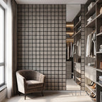 Panelux™ Lite Grid Acoustic Wall Panels - 120x30cm (Set of 4) | Self Adhesive, 5 Colours