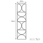 Panelux™ Lite Halo Acoustic Wall Panels - 120x30cm (Set of 4) | Self Adhesive, 5 Colours