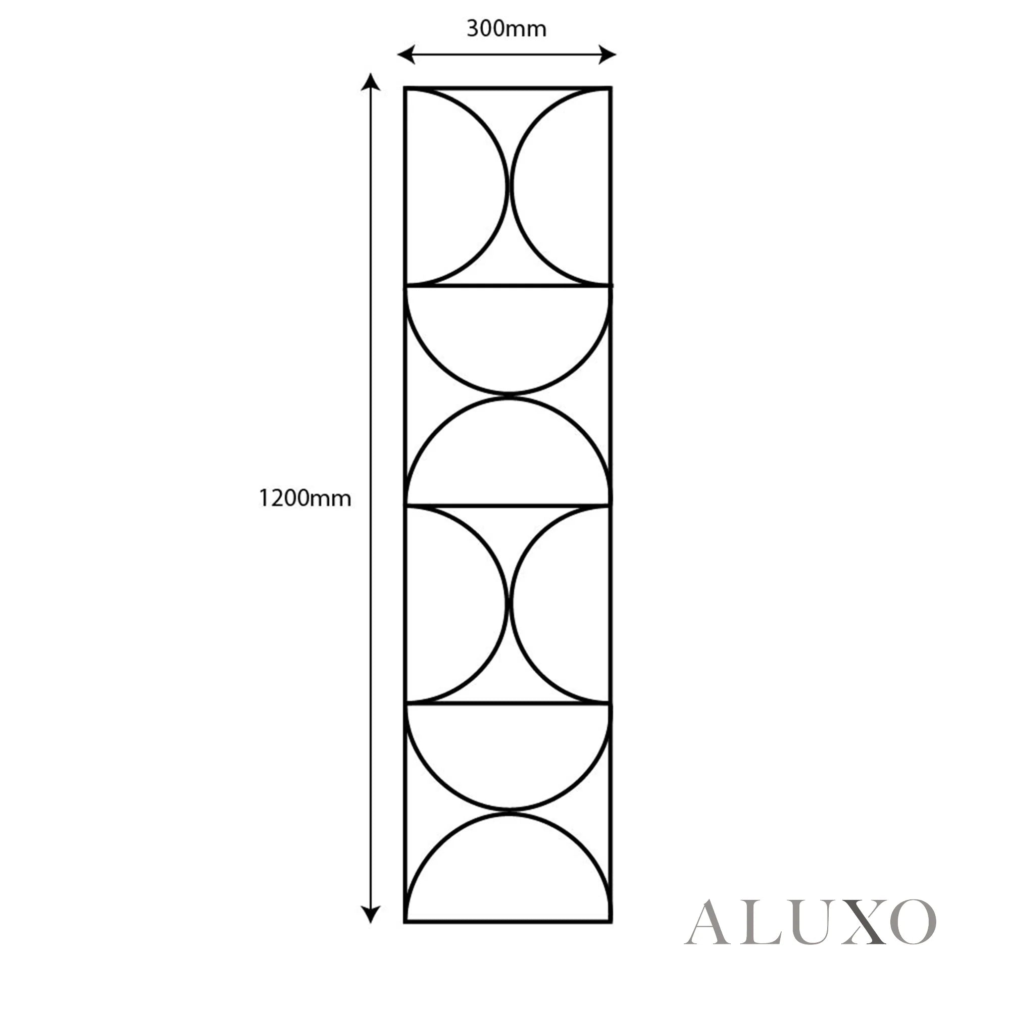 Panelux™ Lite Halo Acoustic Wall Panels - 120x30cm (Set of 4) | Self Adhesive, 5 Colours