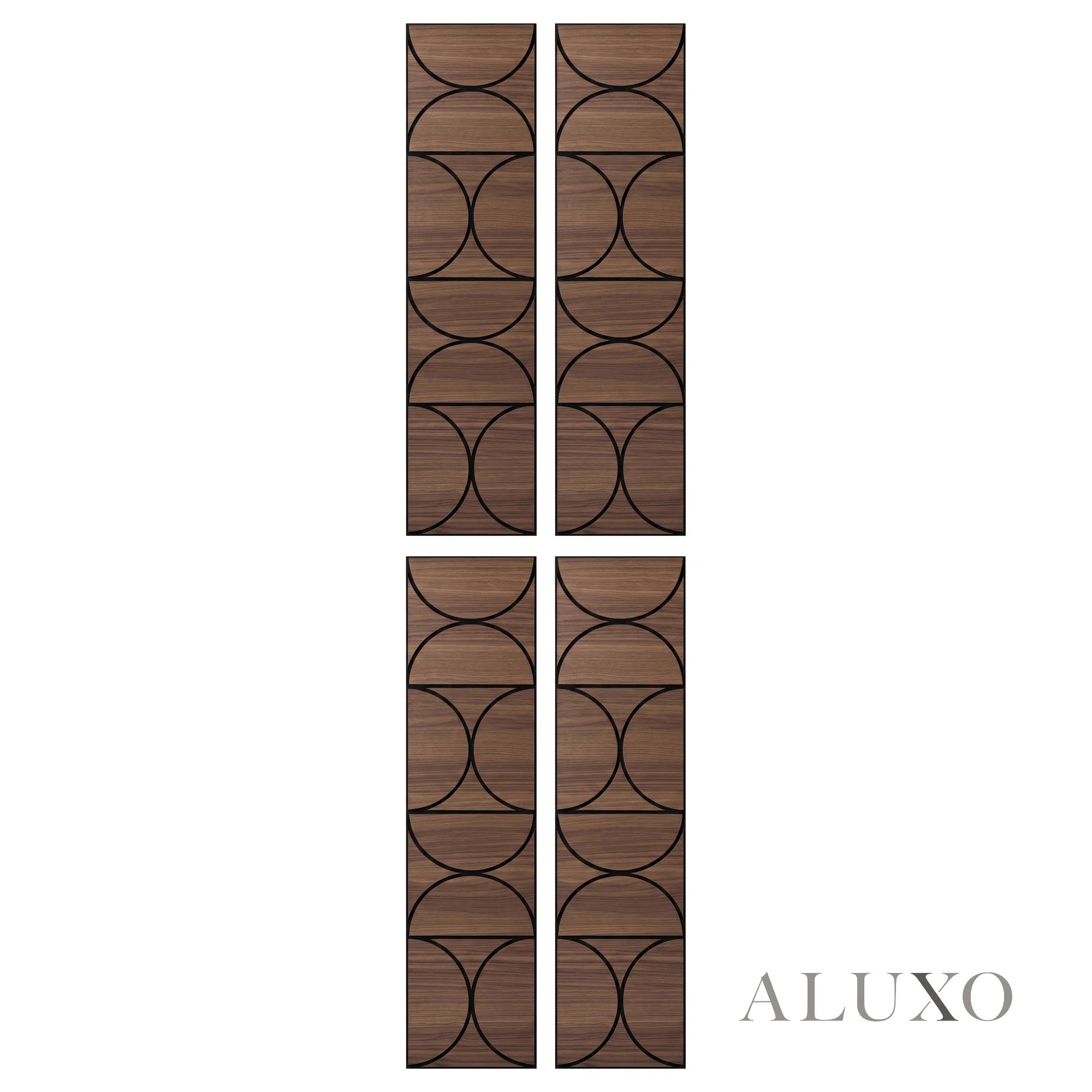 Panelux™ Lite Halo Acoustic Wall Panels - 120x30cm (Set of 4) | Self Adhesive, 5 Colours