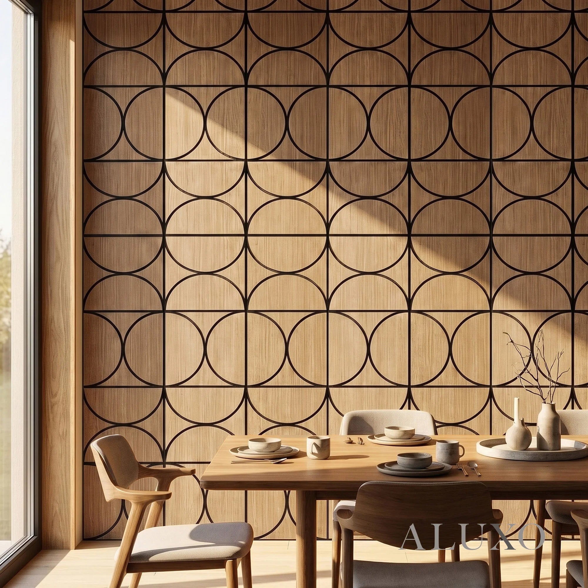 Panelux™ Lite Halo Acoustic Wall Panels - 120x30cm (Set of 4) | Self Adhesive, 5 Colours