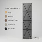Panelux™ Lite Harlequin Acoustic Wall Panels - 120x30cm (Set of 4) | Self Adhesive, 5 Colours