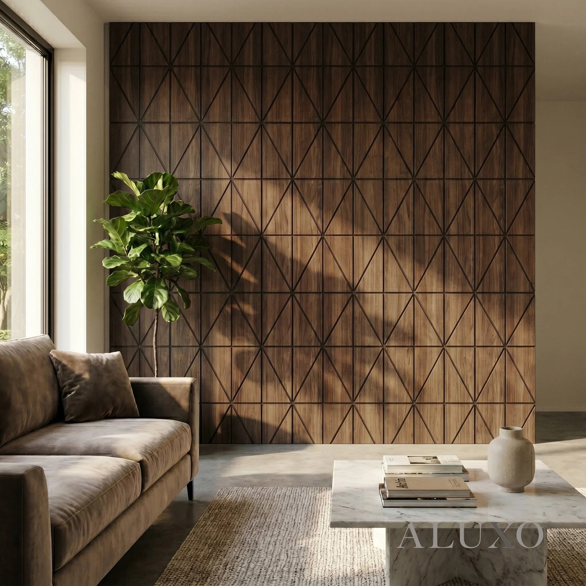 Panelux™ Lite Harlequin Acoustic Wall Panels - 120x30cm (Set of 4) | Self Adhesive, 5 Colours