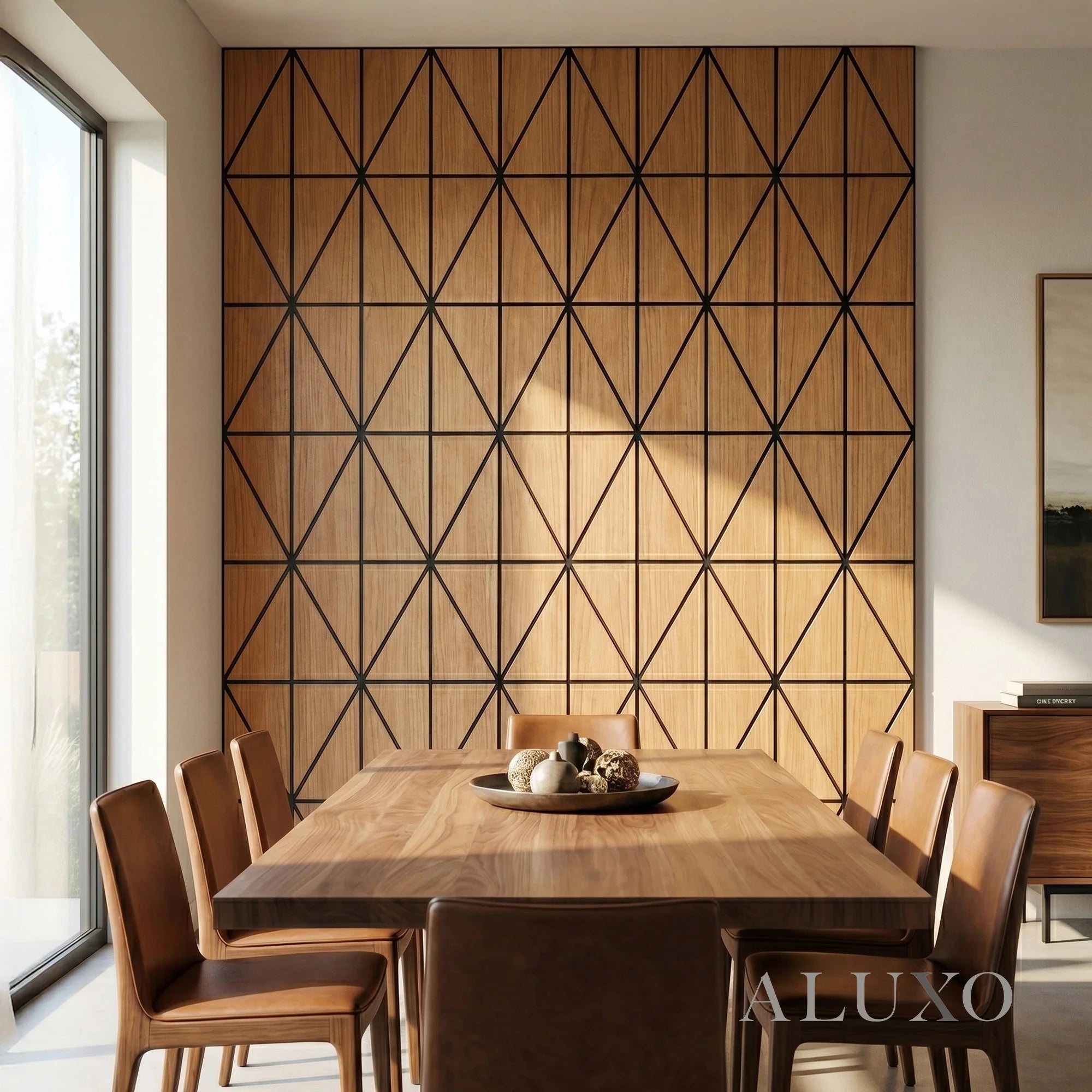 Panelux™ Lite Harlequin Acoustic Wall Panels - 120x30cm (Set of 4) | Self Adhesive, 5 Colours