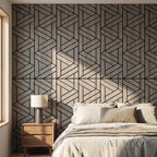 Panelux™ Lite Lattice Acoustic Wall Panels - 120x30cm (Set of 4) | Self Adhesive, 5 Colours