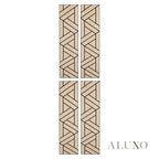 Panelux™ Lite Lattice Acoustic Wall Panels - 120x30cm (Set of 4) | Self Adhesive, 5 Colours