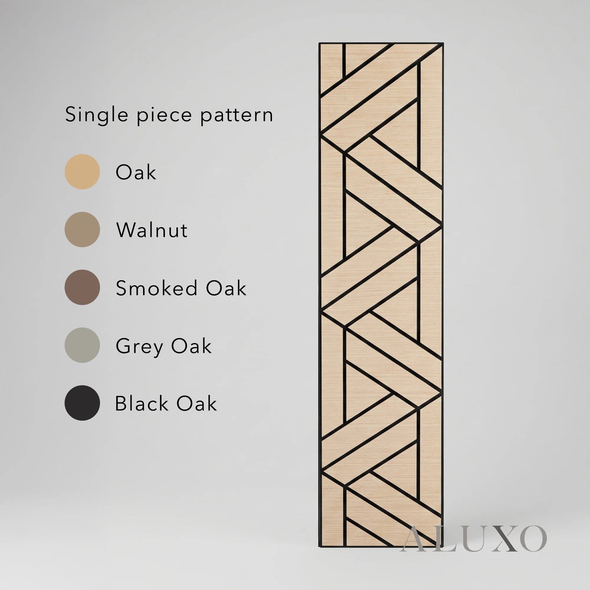 Panelux™ Lite Lattice Acoustic Wall Panels - 120x30cm (Set of 4) | Self Adhesive, 5 Colours