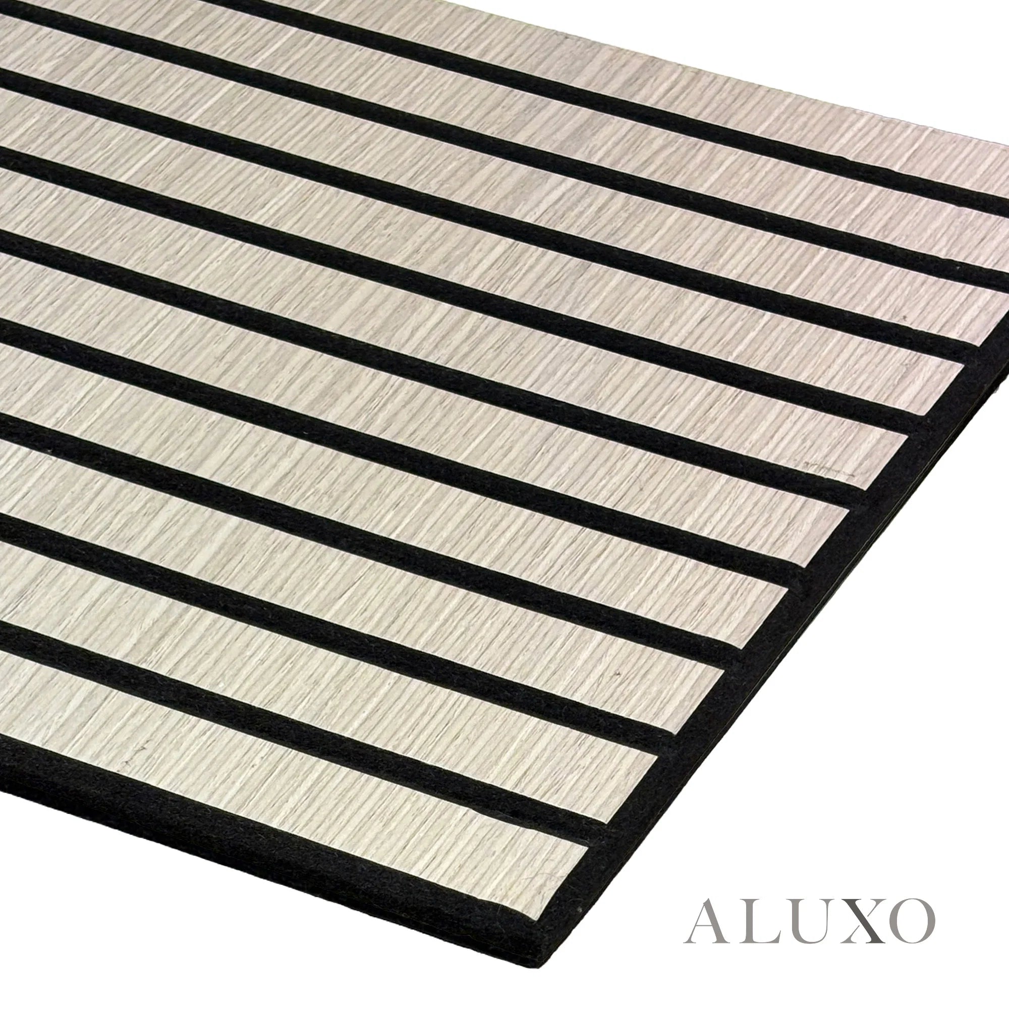 Panelux™ Lite Slatted Acoustic Wall Panels - 120x30cm (Set of 4) | Self Adhesive, 5 Colours