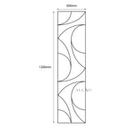 Panelux™ Lite Spiral Acoustic Wall Panels - 120x30cm (Set of 4) | Self Adhesive, 5 Colours