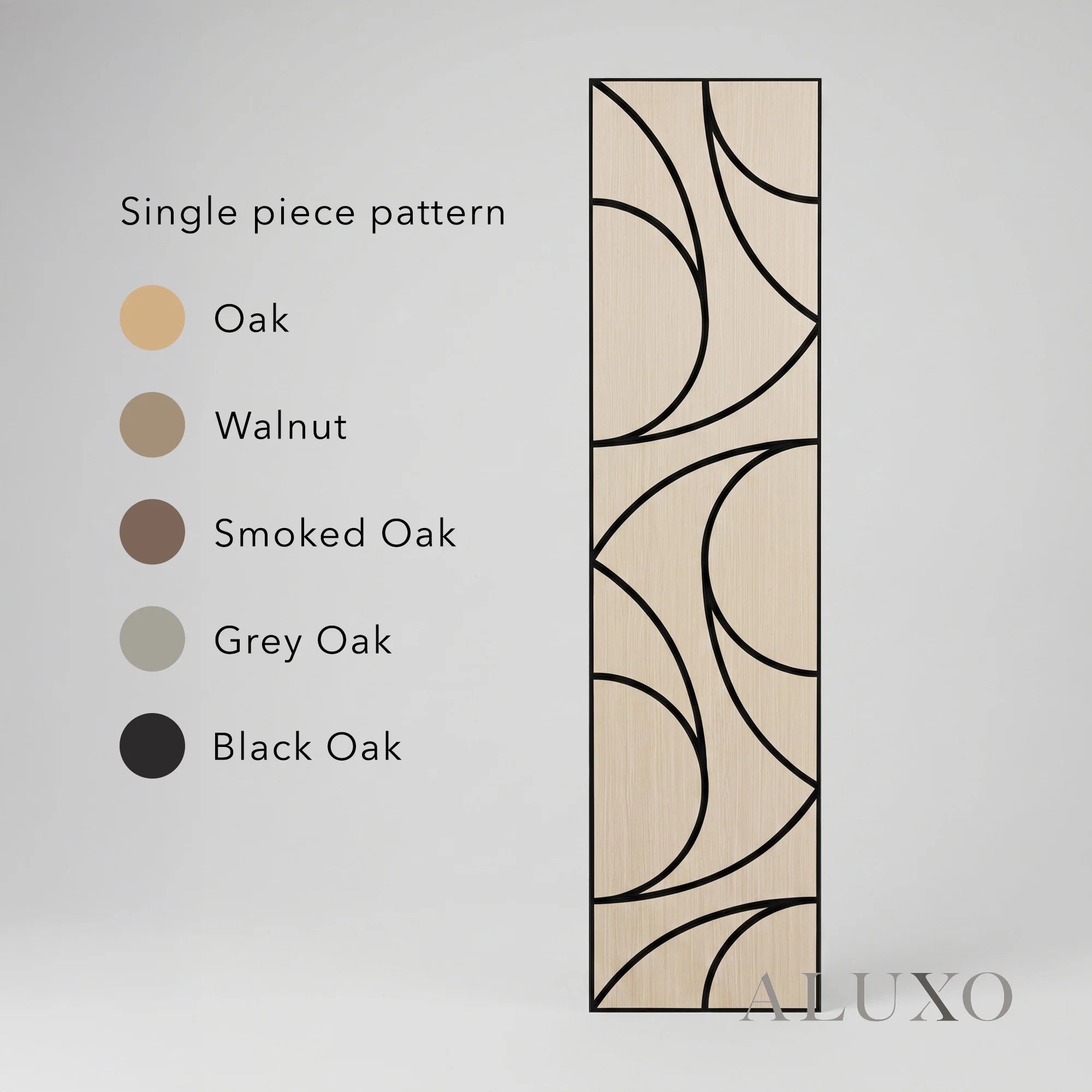 Panelux™ Lite Spiral Acoustic Wall Panels - 120x30cm (Set of 4) | Self Adhesive, 5 Colours