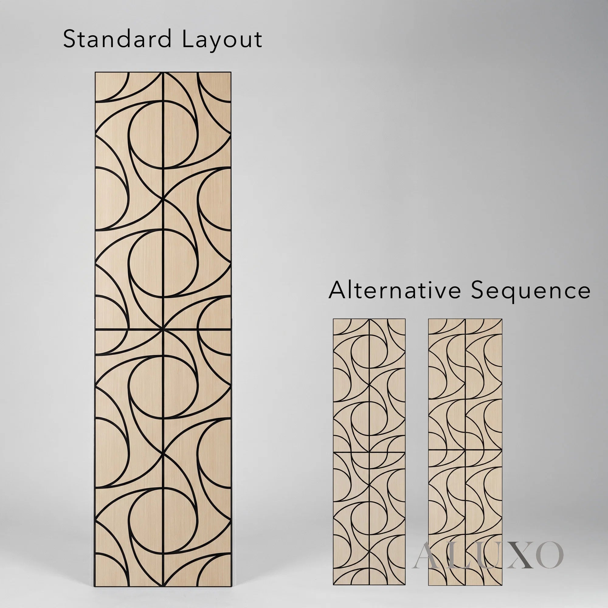 Panelux™ Lite Spiral Acoustic Wall Panels - 120x30cm (Set of 4) | Self Adhesive, 5 Colours