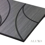 Panelux™ Lite Spiral Acoustic Wall Panels - 120x30cm (Set of 4) | Self Adhesive, 5 Colours