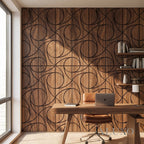 Panelux™ Lite Spiral Acoustic Wall Panels - 120x30cm (Set of 4) | Self Adhesive, 5 Colours