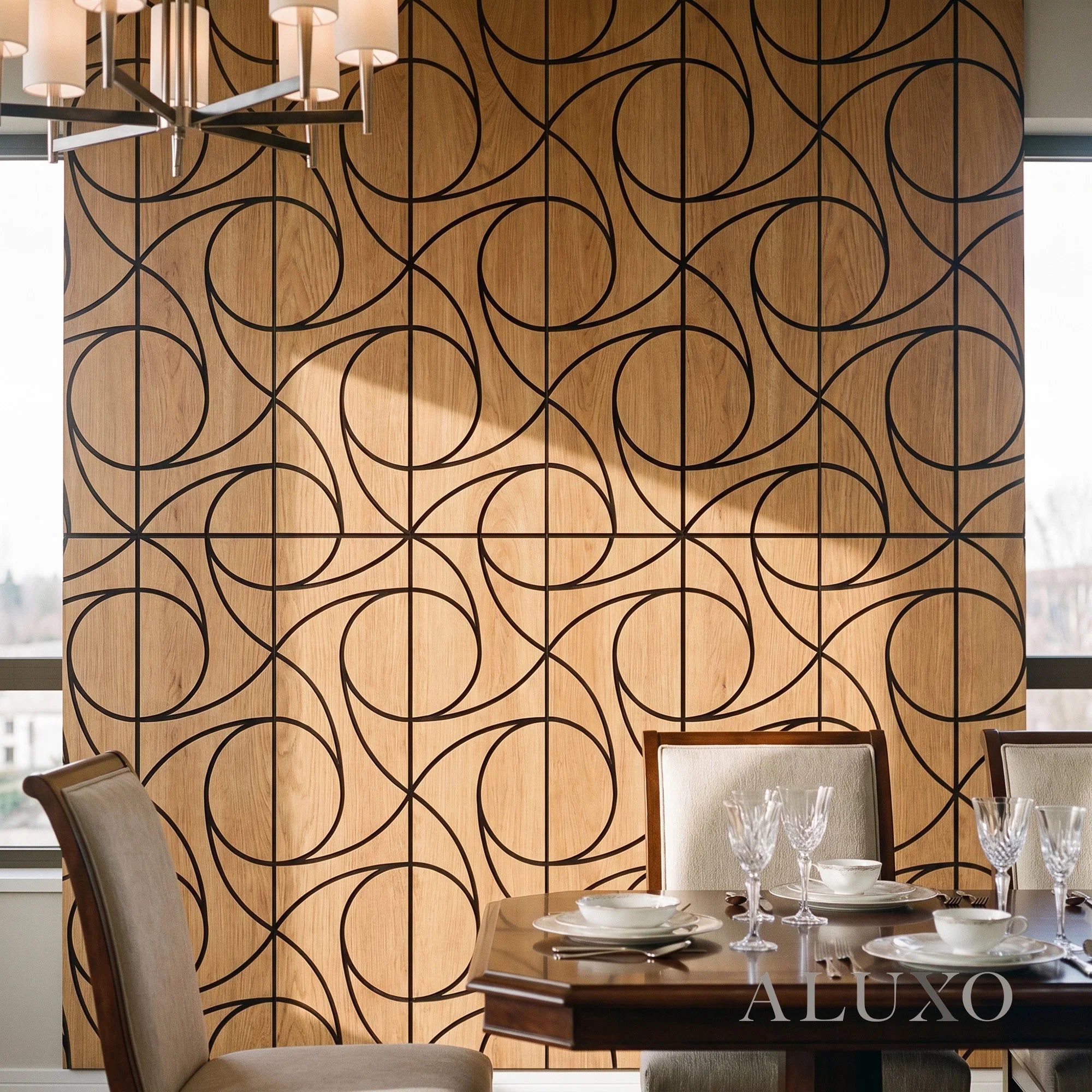 Panelux™ Lite Spiral Acoustic Wall Panels - 120x30cm (Set of 4) | Self Adhesive, 5 Colours