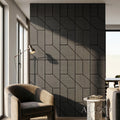 Panelux™ Lite Wedge Acoustic Wall Panels - 120x30cm (Set of 4) | Self Adhesive, 5 Colours