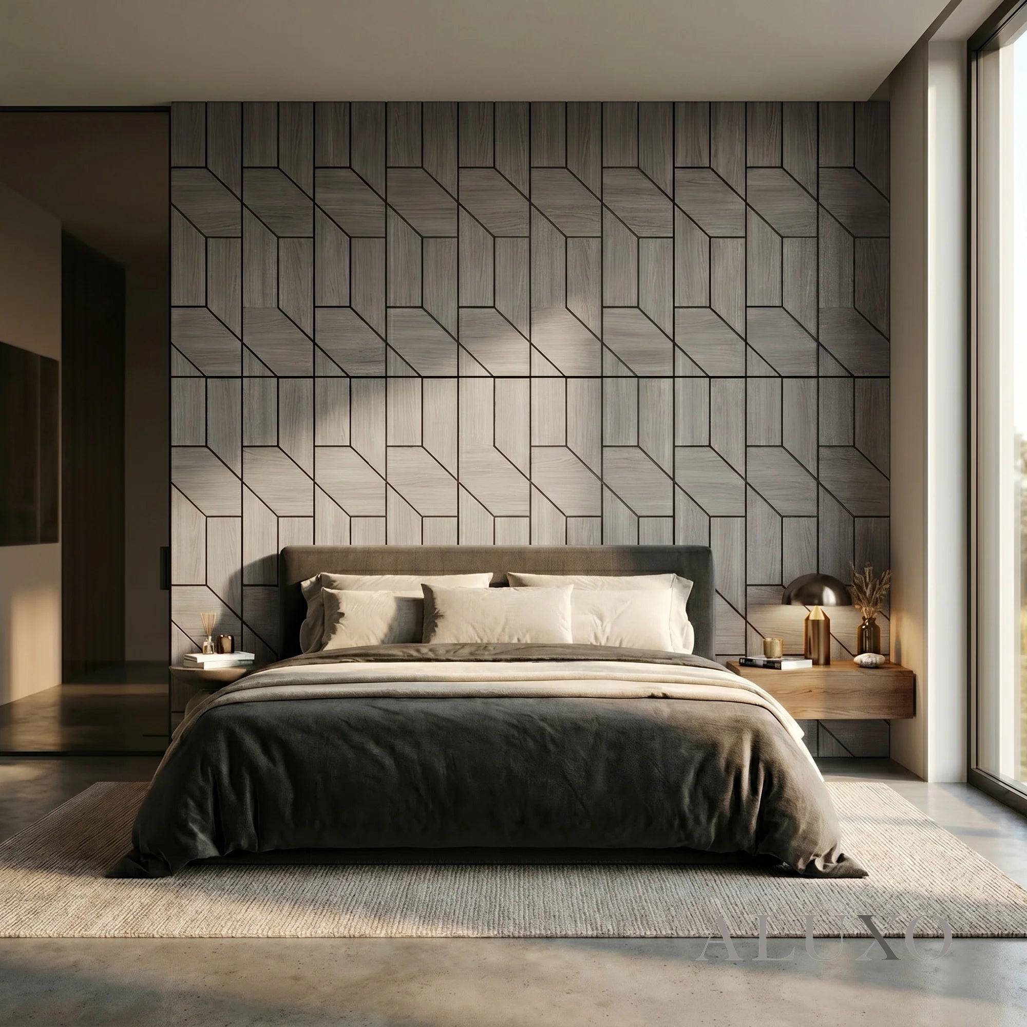 Panelux™ Lite Wedge Acoustic Wall Panels - 120x30cm (Set of 4) | Self Adhesive, 5 Colours