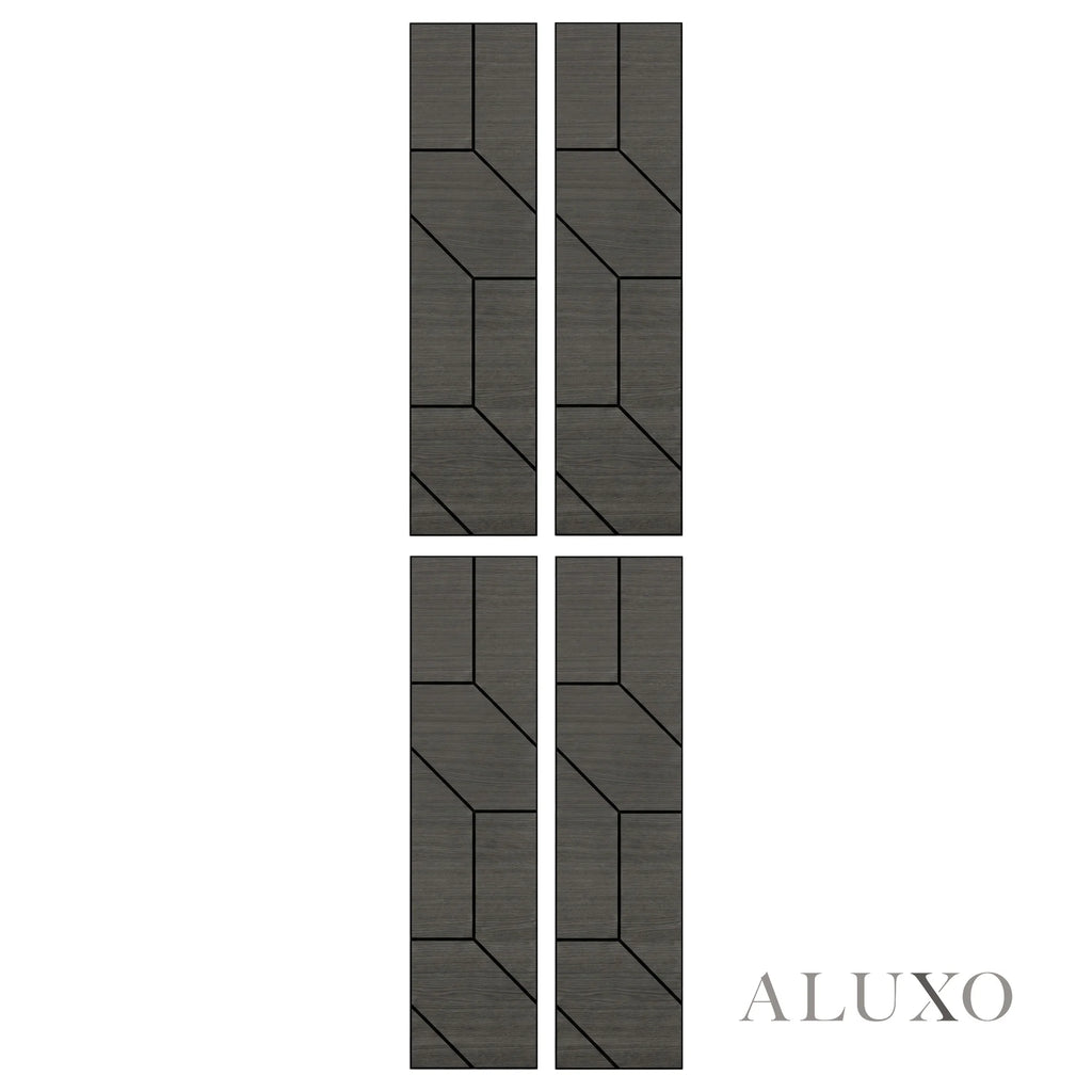 Panelux™ Lite Wedge Acoustic Wall Panels - 120x30cm (Set of 4) | Self Adhesive, 5 Colours