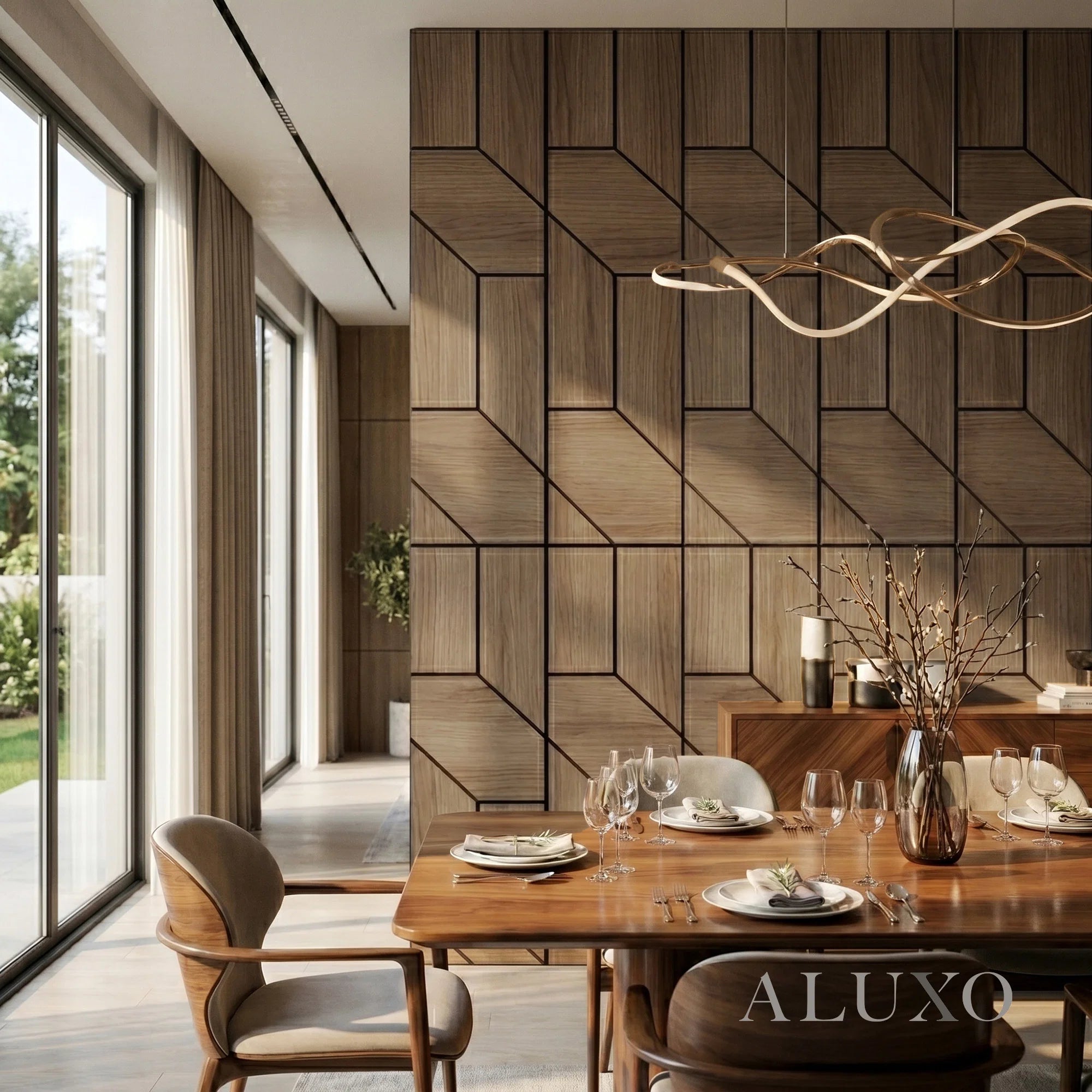 Panelux™ Lite Wedge Acoustic Wall Panels - 120x30cm (Set of 4) | Self Adhesive, 5 Colours