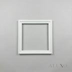 Pre-Cut Modular Wall Moulding Kit White Primed PS Decorative Trim Set