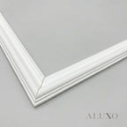 Pre-Cut Modular Wall Moulding Kit White Primed PS Decorative Trim Set