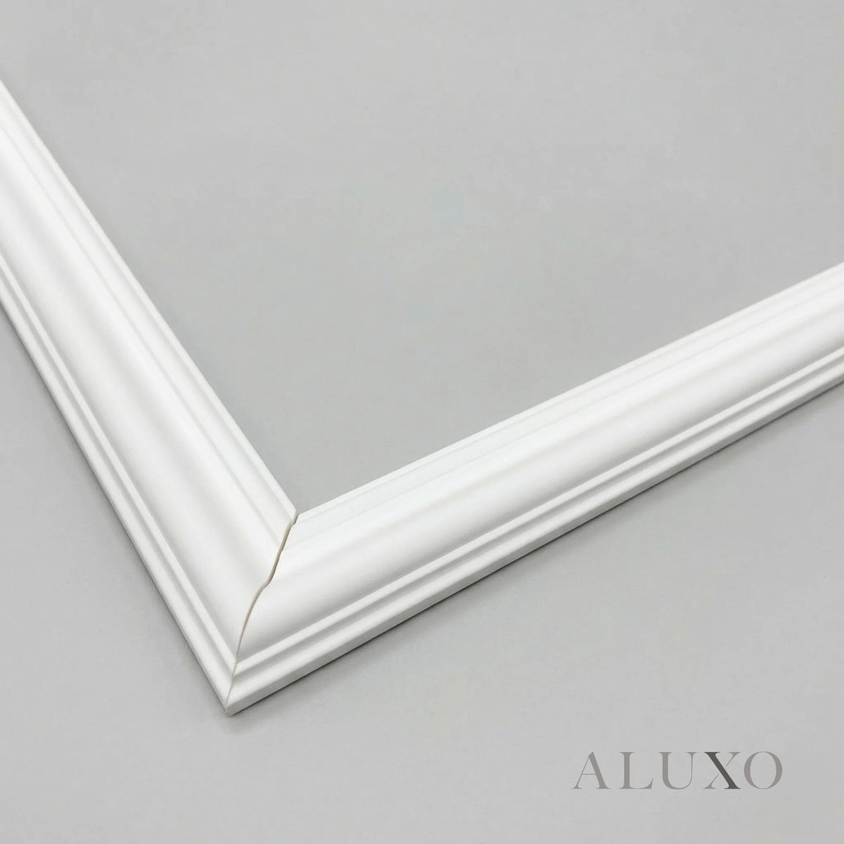 Pre-Cut Modular Wall Moulding Kit White Primed PS Decorative Trim Set