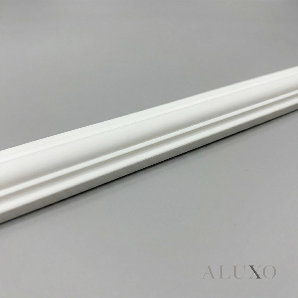 Pre-Cut Modular Wall Moulding Kit White Primed PS Decorative Trim Set