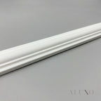Pre-Cut Modular Wall Moulding Kit White Primed PS Decorative Trim Set