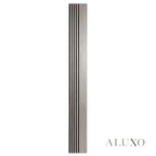 Panelux™ Pro Wide Random Rhythmic Slat Grey Oak Wall Panels - 240cm x 30cm (Set Of 2)