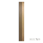 Panelux™ Pro Wide Random Rhythmic Slat Oak Wall Panels - 240cm x 30cm (Set Of 2)