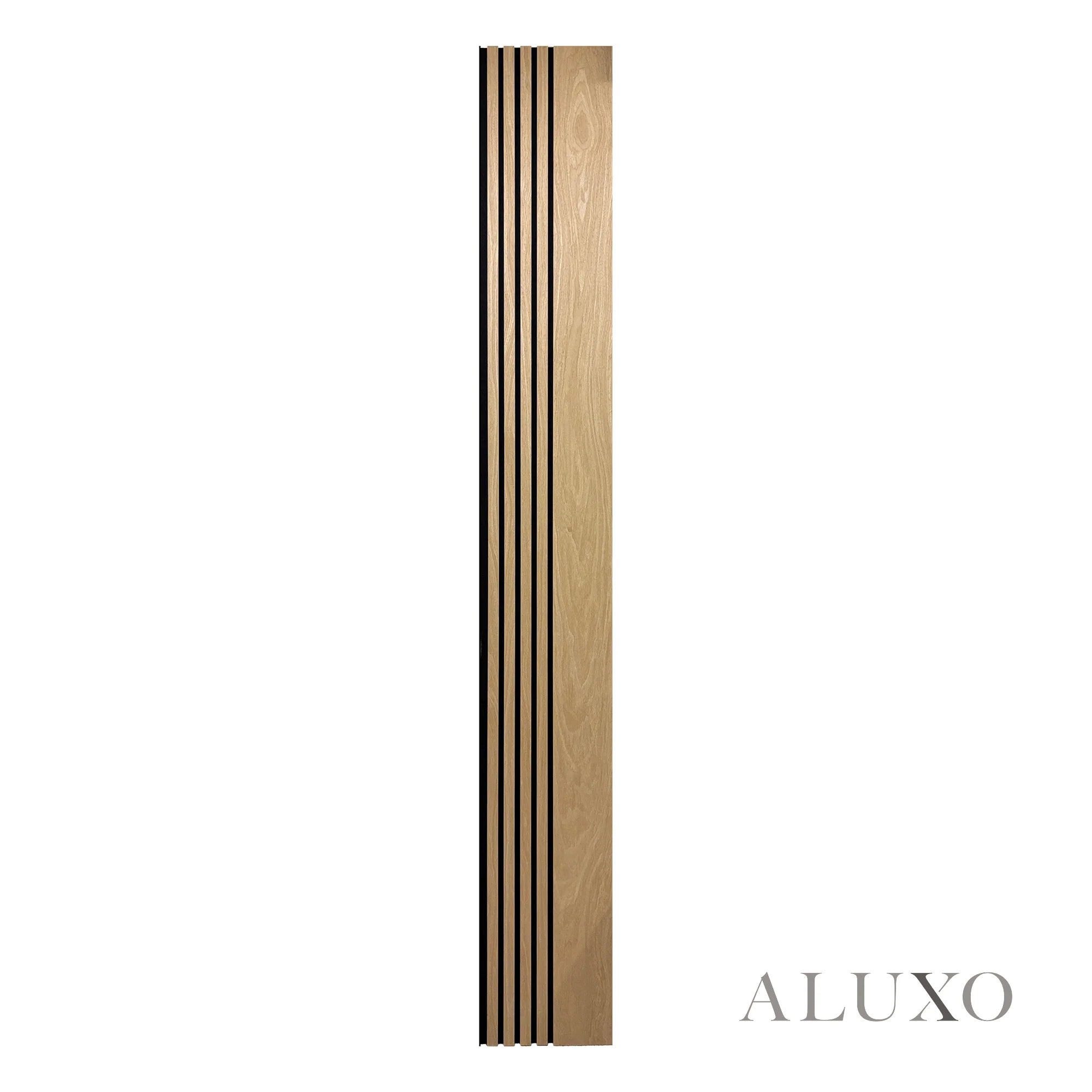 Panelux™ Pro Wide Random Rhythmic Slat Oak Wall Panels - 240cm x 30cm (Set Of 2)