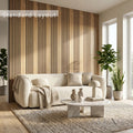 Panelux™ Pro Wide Random Rhythmic Slat Oak Wall Panels - 240cm x 30cm (Set Of 2)