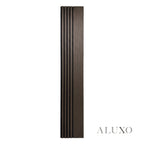 Panelux™ Pro Wide Random Rhythmic Slat Smoked Oak Wall Panels - 240cm x 30cm (Set Of 2)