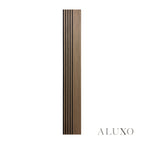 Panelux™ Pro Wide Random Rhythmic Slat Walnut Wall Panels - 240cm x 30cm (Set Of 2)
