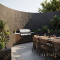 Outdoor Grey Riven MCM Flexible Stone 2.88m² | 120x60cm Weather-Proof Exterior Panel (Set of 4)