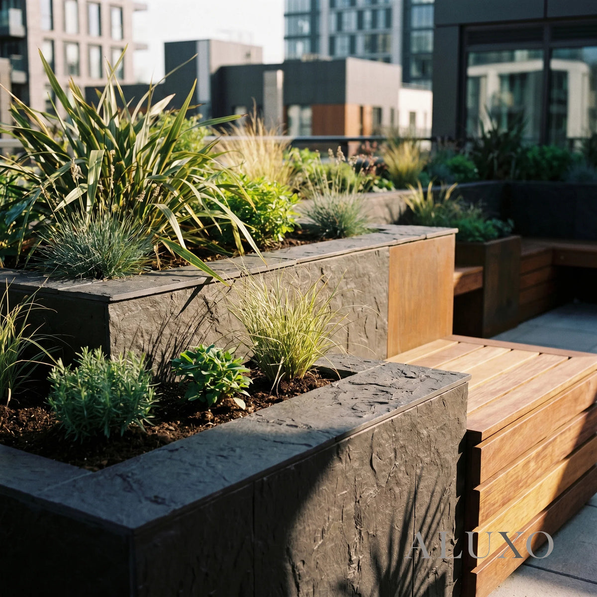 Outdoor Grey Riven MCM Flexible Stone 2.88m² | 120x60cm Weather-Proof Exterior Panel (Set of 4)