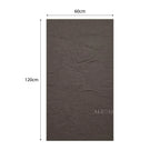 Outdoor Grey Riven MCM Flexible Stone 2.88m² | 120x60cm Weather-Proof Exterior Panel (Set of 4)