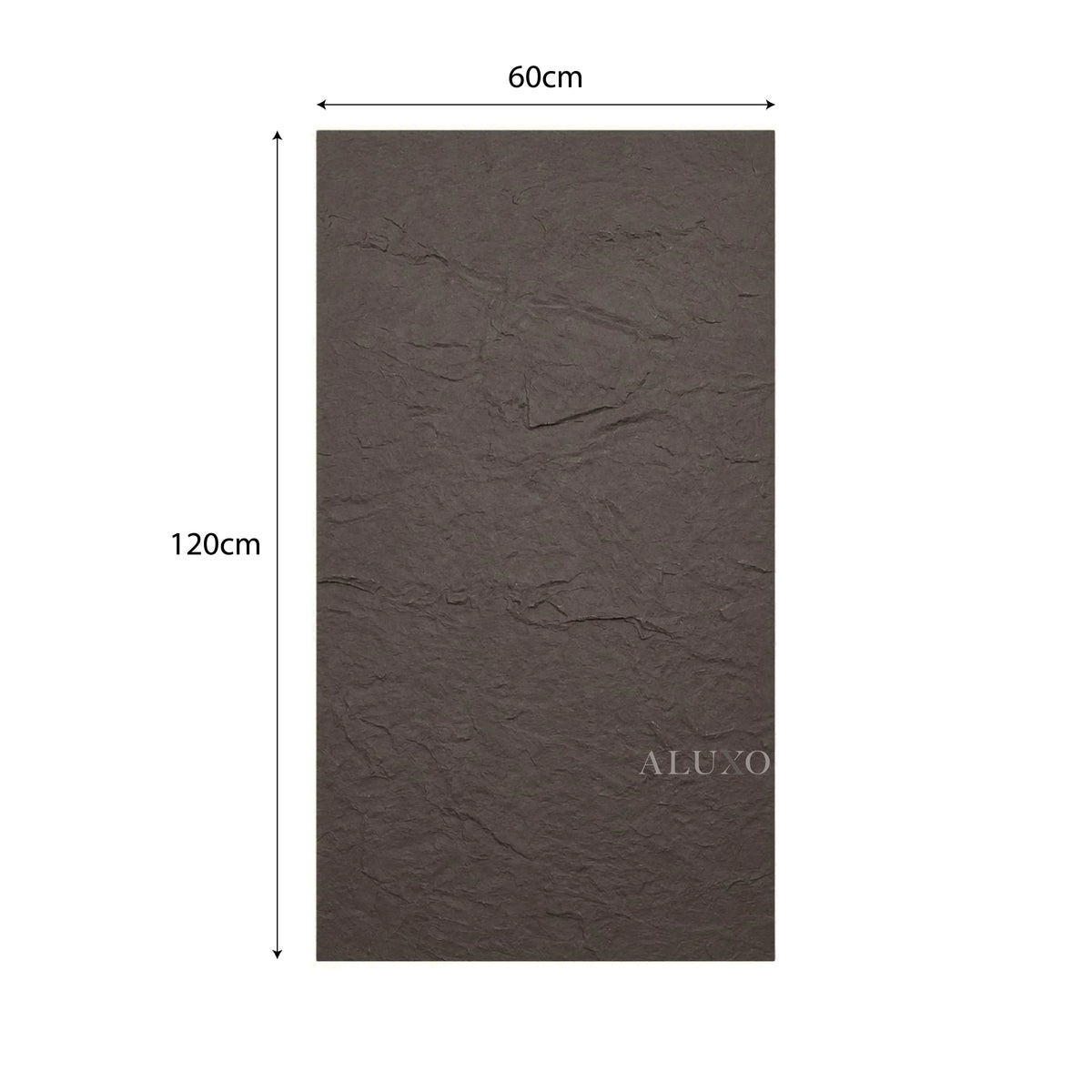 Outdoor Grey Riven MCM Flexible Stone 2.88m² | 120x60cm Weather-Proof Exterior Panel (Set of 4)