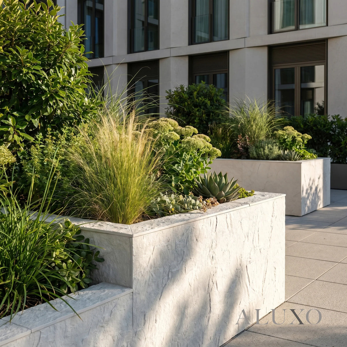 Outdoor Off White Riven MCM Flexible Stone 2.88m² | 120x60cm Weather-Proof Exterior Panel (Set of 4)