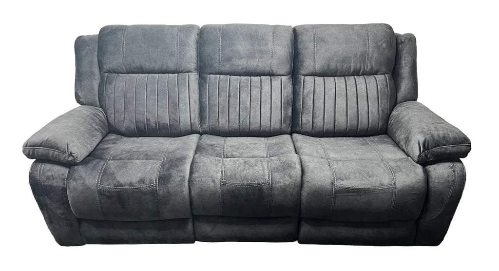 Rose Electric Recliner Sofa - 3 Seater Recliner Sofa - 2 Seater Recliner sofa fabric Grey with USB Port