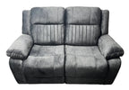 Rose Electric Recliner Sofa - 3 Seater Recliner Sofa - 2 Seater Recliner sofa fabric Grey with USB Port