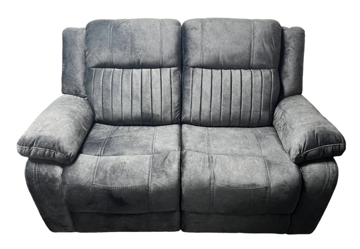 Rose Electric Recliner Sofa - 3 Seater Recliner Sofa - 2 Seater Recliner sofa fabric Grey with USB Port