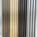 Black Seamless Wall Panels UK - Waterproof Wood Effect
