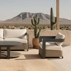 Selene 5 Seater Garden Lounge Set – Luxury Wicker Outdoor Sofa Set UK