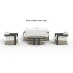 Selene 5 Seater Garden Lounge Set – Luxury Wicker Outdoor Sofa Set UK