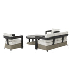 Selene 5 Seater Garden Lounge Set – Luxury Wicker Outdoor Sofa Set UK