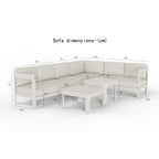 Sofia 8 Seater Corner Lounge Set – Luxury Outdoor Garden Furniture UK